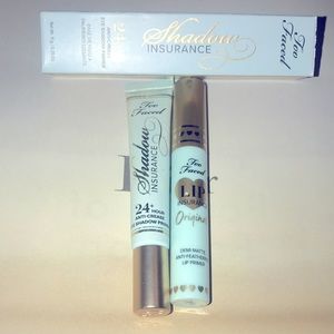 💋 TOO FACED NEW SHADOW INSURANCE & ALSO LIP     INSURANCE (BUNDLE)‼️‼️‼️